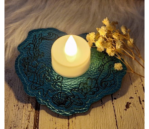 2€ ZUSATZTÜRCHEN 15. Dezember - Stickserie - ITH Untersetzer Sweet Magic Herzen